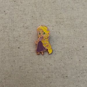 🌸 • 4/$15 • chibi rapunzel enamel pin •